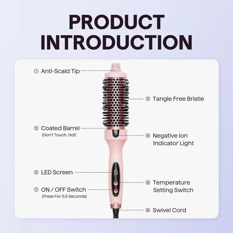 🎁Gifts For Women 💁♀️Ionic Thermal Brush with LED Display