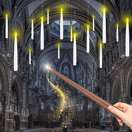 🎉Halloween New Products 🕯️Floating Candles with Wand