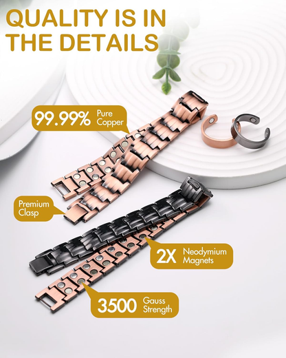 🎁Gifts for Men 💫Men's Copper Magnetic Bracelet