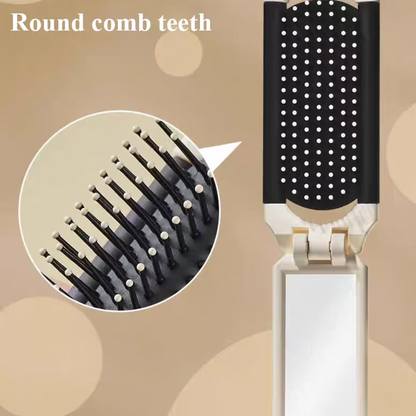 💥Christmas Sales 💖Portable Mini Air Cushion Comb with Removable Mirror