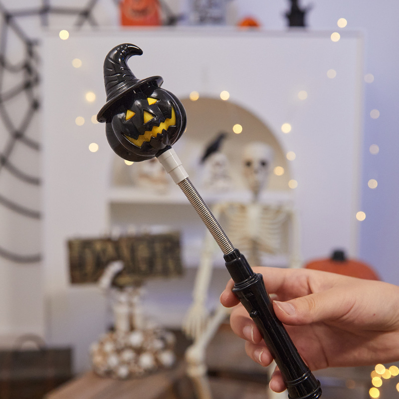 🎈2025 Party Favors/Decor 🎃Halloween LED Pumpkin & Light-Up Stick