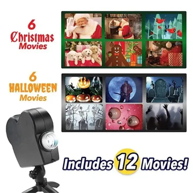💥Hot Sale 40% OFF💀 2025 Halloween/Christmas Holographic Projection
