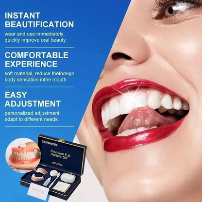 🌎Ends Today: 49% OFF!⏰KLENIMORE™ Custom-Fit Smile Support Kit — Strong Suction Feel & Natural-Looking Fit