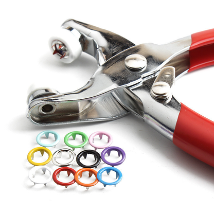 🥰201pcs Snap Fastener Kit ✨with Pliers & 50 Buttons