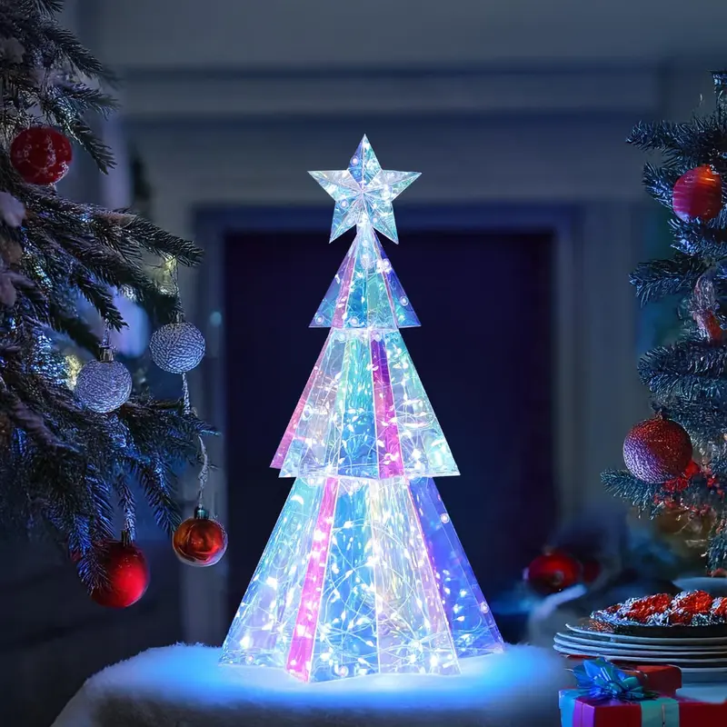 🎄Holiday Decorations 💥Prismatic LED Christmas Tree