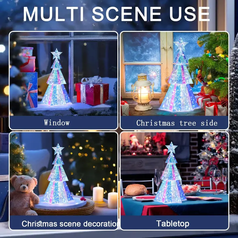 🎄Holiday Decorations 💥Prismatic LED Christmas Tree