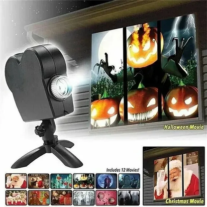 💥Hot Sale 40% OFF💀 2025 Halloween/Christmas Holographic Projection