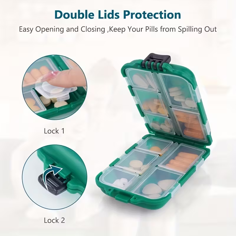 🔥Hot Sale ✨Travel Waterproof Moisture-Proof Pill Organizer