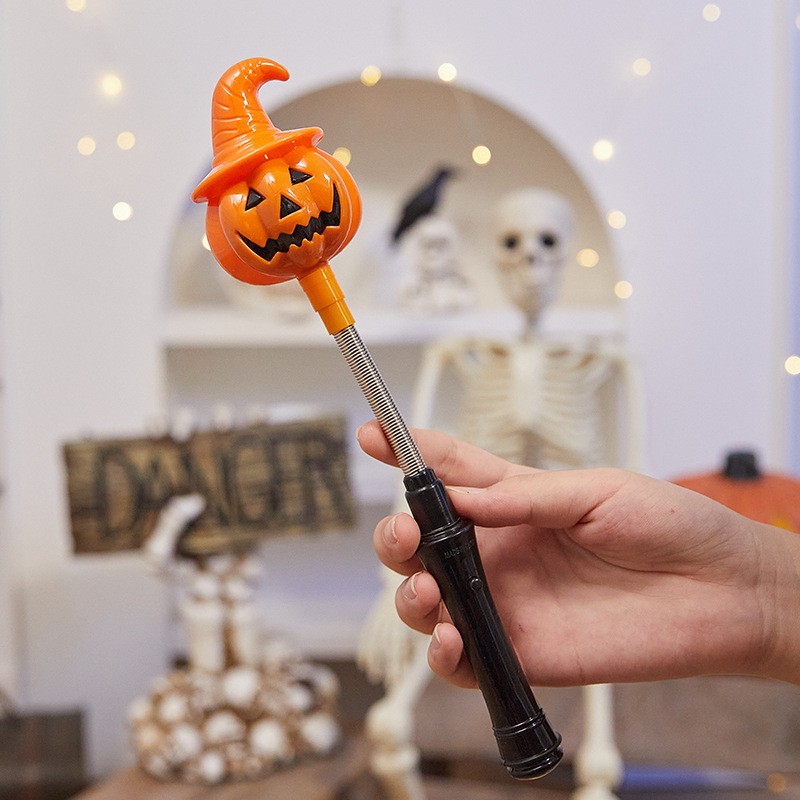 🎈2025 Party Favors/Decor 🎃Halloween LED Pumpkin & Light-Up Stick