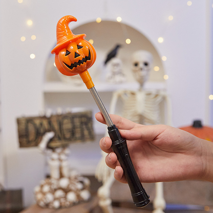 🎈2025 Party Favors/Decor 🎃Halloween LED Pumpkin & Light-Up Stick