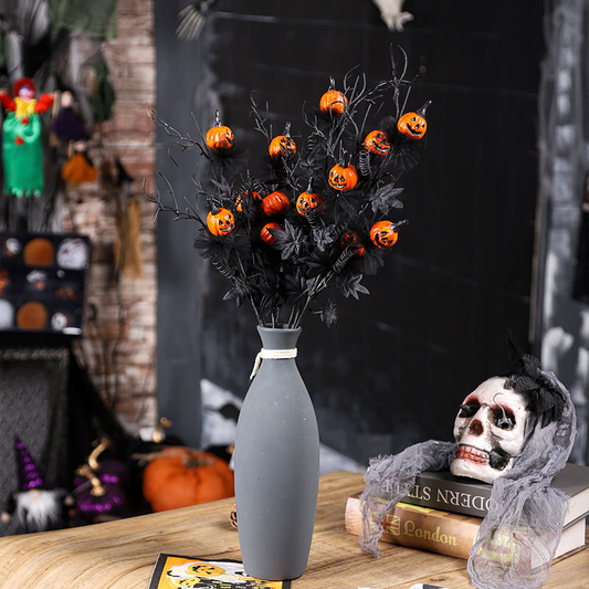 🔥Discount Sales 🎃Halloween Artificial Black Flowers Picks