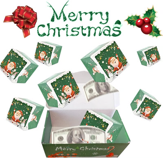 💥Holiday Surprise Explosion Gift Box 💥Christmas pop-up explosion folding gift box
