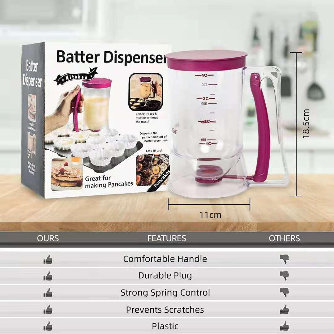 📦Latest 1% Clearance Sale 💖Pancake Batter Dispenser ✨Kitchen Must Have Tool