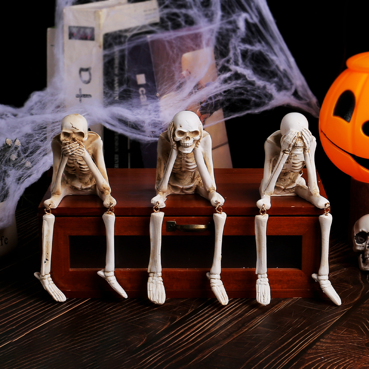 💥Halloween Decorations 💀Realistic Skull Decorations