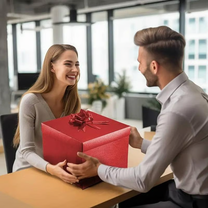 🎅💸 2025 Creative Christmas Gift Box🎁5-Story Surprise Explosion Gift Box with Ribbon