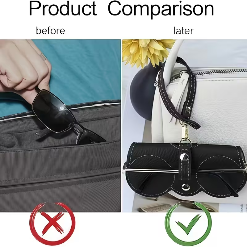 💥Perfect Gift Choice💥4pcs New Portable Eyeglass Case