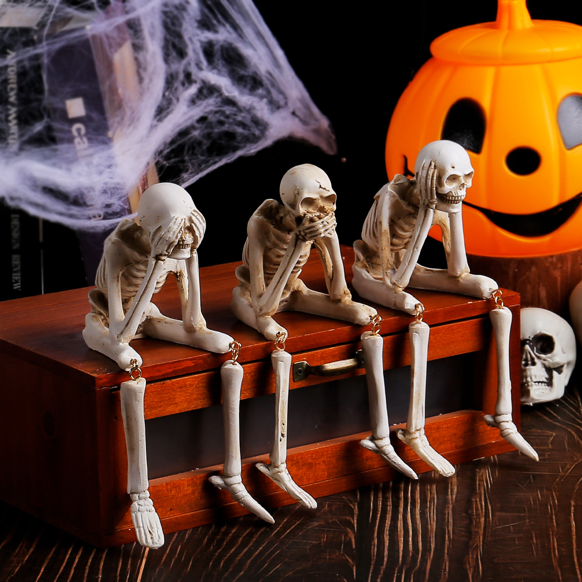 💥Halloween Decorations 💀Realistic Skull Decorations