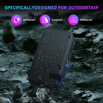 💝Gifts For Men 🔥Foldable Solar Large Capacity Charger Mobile Power Bank