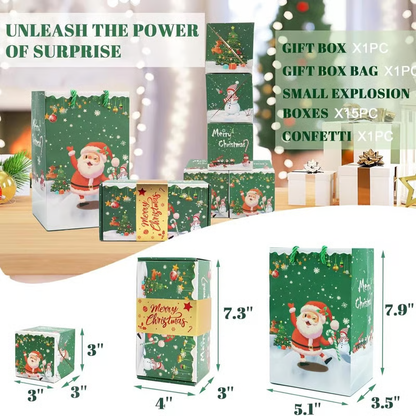 💥Holiday Surprise Explosion Gift Box 💥Christmas pop-up explosion folding gift box
