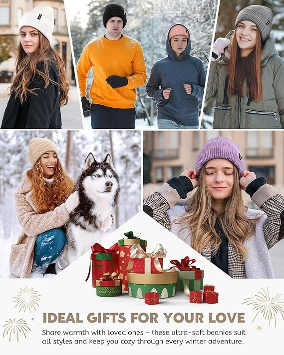 🔥Best Seller 🔥Satin Lined Beanie for Women Men