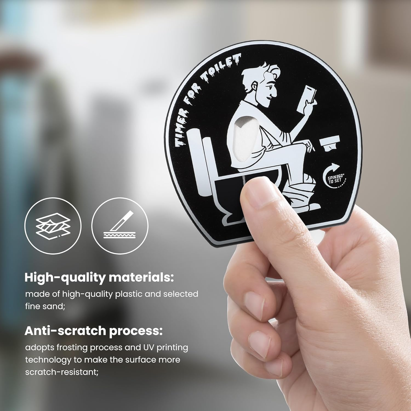 💝Funny Gifts for Men 🤩Toilet Timer