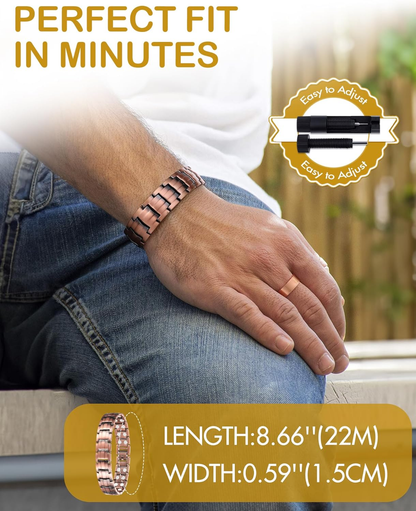 🎁Gifts for Men 💫Men's Copper Magnetic Bracelet