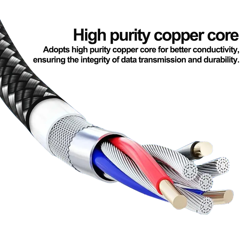 🔥Hot Sale 🔥Double elbow 180° rotating 3 in 1 charging cable