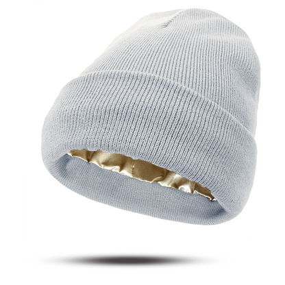 🔥Best Seller 🔥Satin Lined Beanie for Women Men
