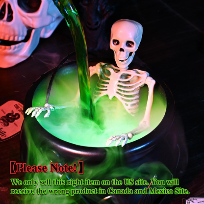 🎃Cauldron Halloween Decor 🎀with Magic Floating Potion Bottles