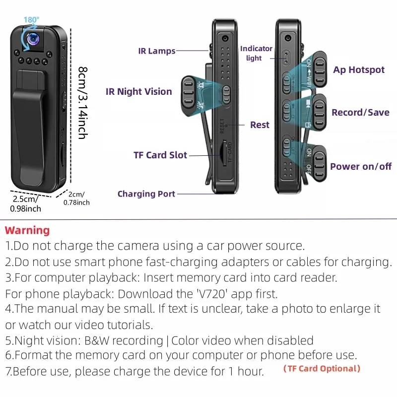 💥Hot Sale 💥Up to 40% Off 📷Portable Body Camera