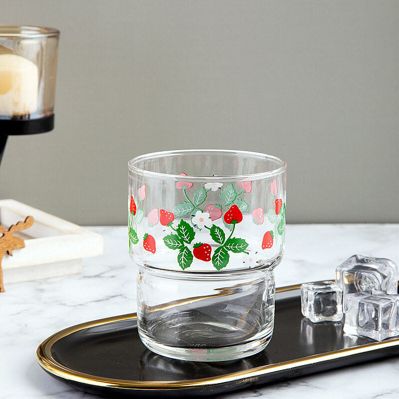 Vintage glass and water cup