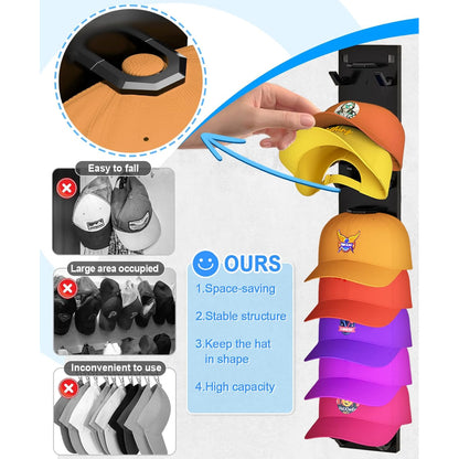 🎉Holiday Discounts 🎈Hat Organizer for Baseball Caps