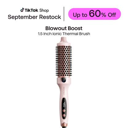 🎁Gifts For Women 💁‍♀️Ionic Thermal Brush with LED Display