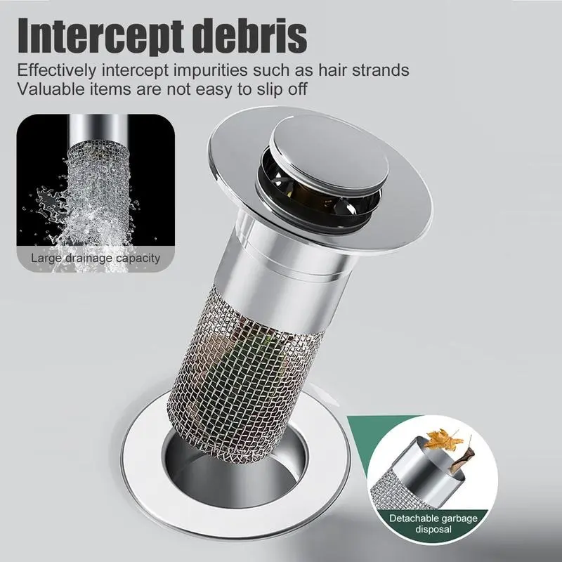 🎉Last Day Promotion - 49% OFF🎉Isolate odor and prevent cockroaches -Stainless Steel Floor Drain Filter