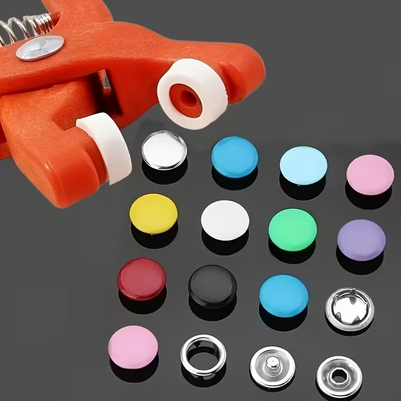 🥰201pcs Snap Fastener Kit ✨with Pliers & 50 Buttons