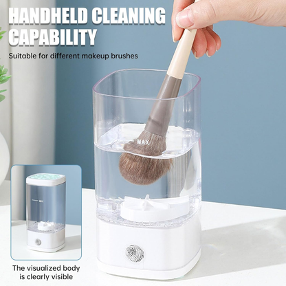 💝Gifts For Women 💁‍♀️Electric Makeup Brush Cleaner & Storage Case