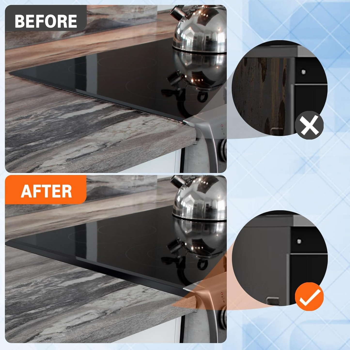 💥Hot Sale 💫2 Pack Stove Gap Filler Easy Retractable