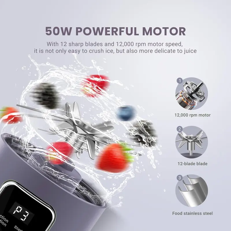 💥Early Holiday Promotions 🍹Portable Travel Blender - 500ML