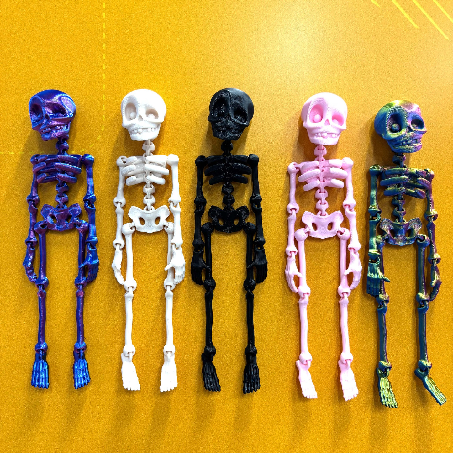 🔥Holiday Hot Sale 💀Deformable 3D Printed Skeleton Figurine