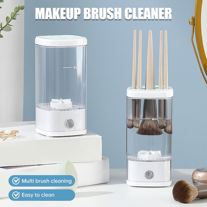 💝Gifts For Women 💁‍♀️Electric Makeup Brush Cleaner & Storage Case