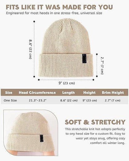 🔥Best Seller 🔥Satin Lined Beanie for Women Men