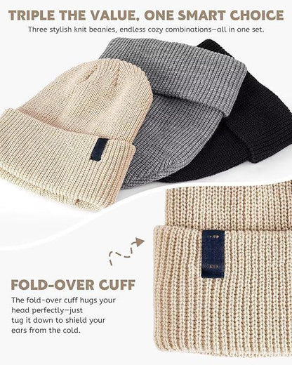 🔥Best Seller 🔥Satin Lined Beanie for Women Men