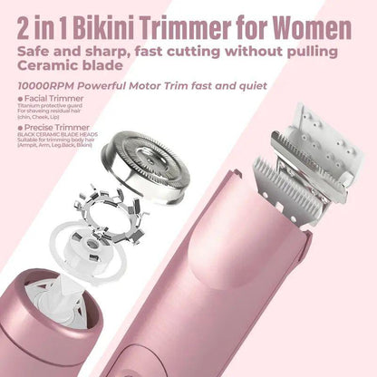 💝Christmas Gift For Women 😍2-in-1 Body and Facial Epilator