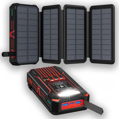 💝Gifts For Men 🔥Foldable Solar Large Capacity Charger Mobile Power Bank