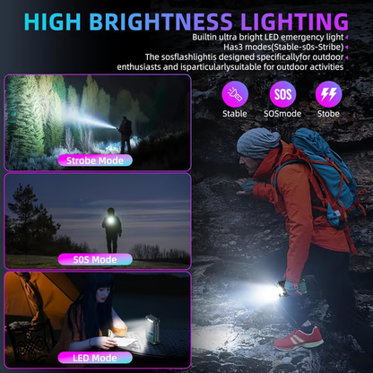 💝Gifts For Men 🔥Foldable Solar Large Capacity Charger Mobile Power Bank