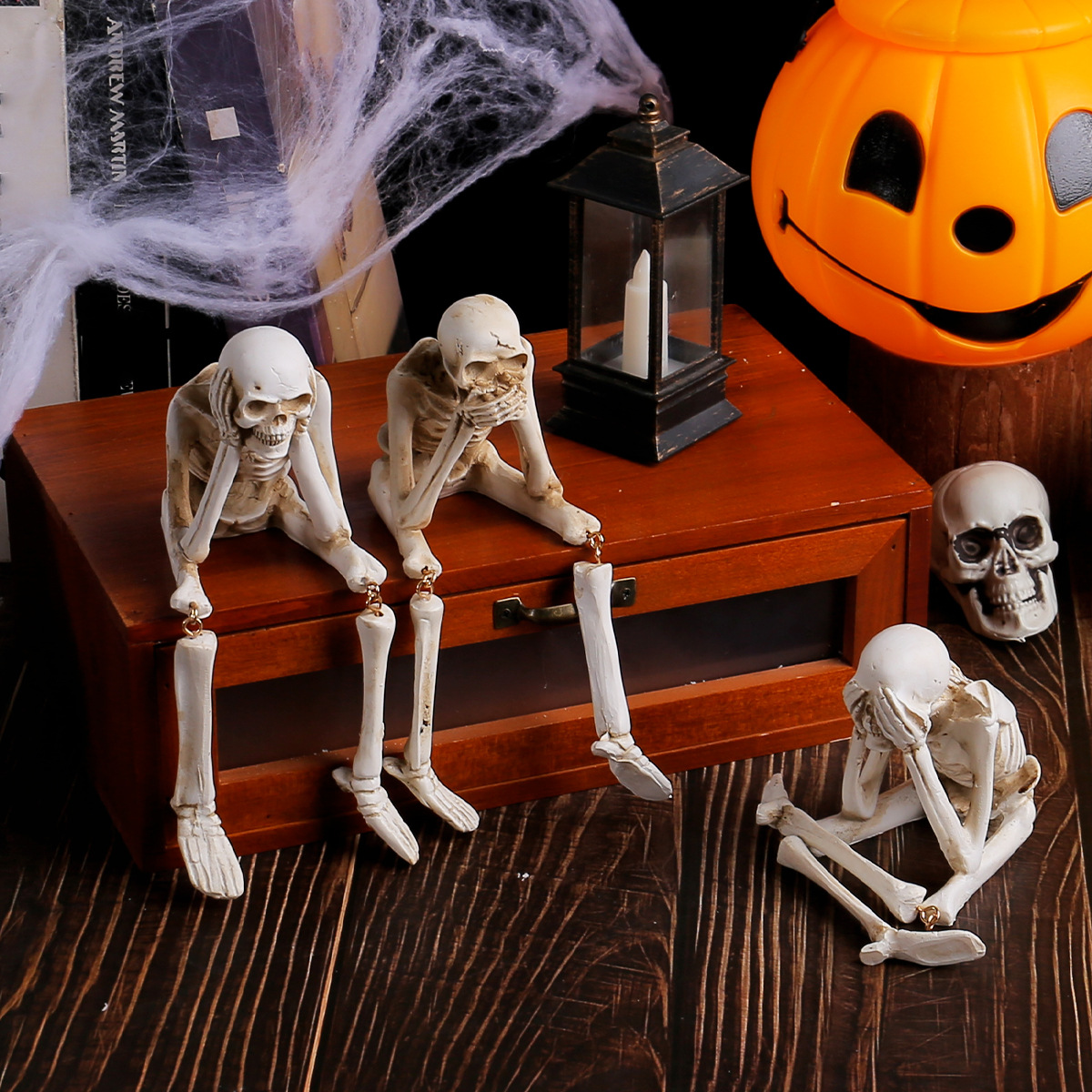 💥Halloween Decorations 💀Realistic Skull Decorations