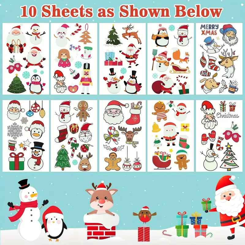 ✨2025 Holiday Gifts ✨Children's Luminous Tattoo Stickers Set