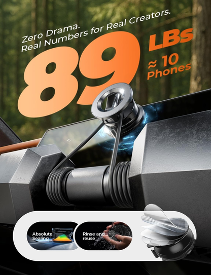 💥Save 30% 🔥360° Adjustable Suction Cup Magnetic Phone Holder