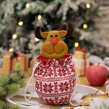 🎉🎉Christmas Knitted Doll Gift Bags