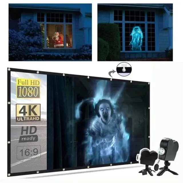 💥Hot Sale 40% OFF💀 2025 Halloween/Christmas Holographic Projection